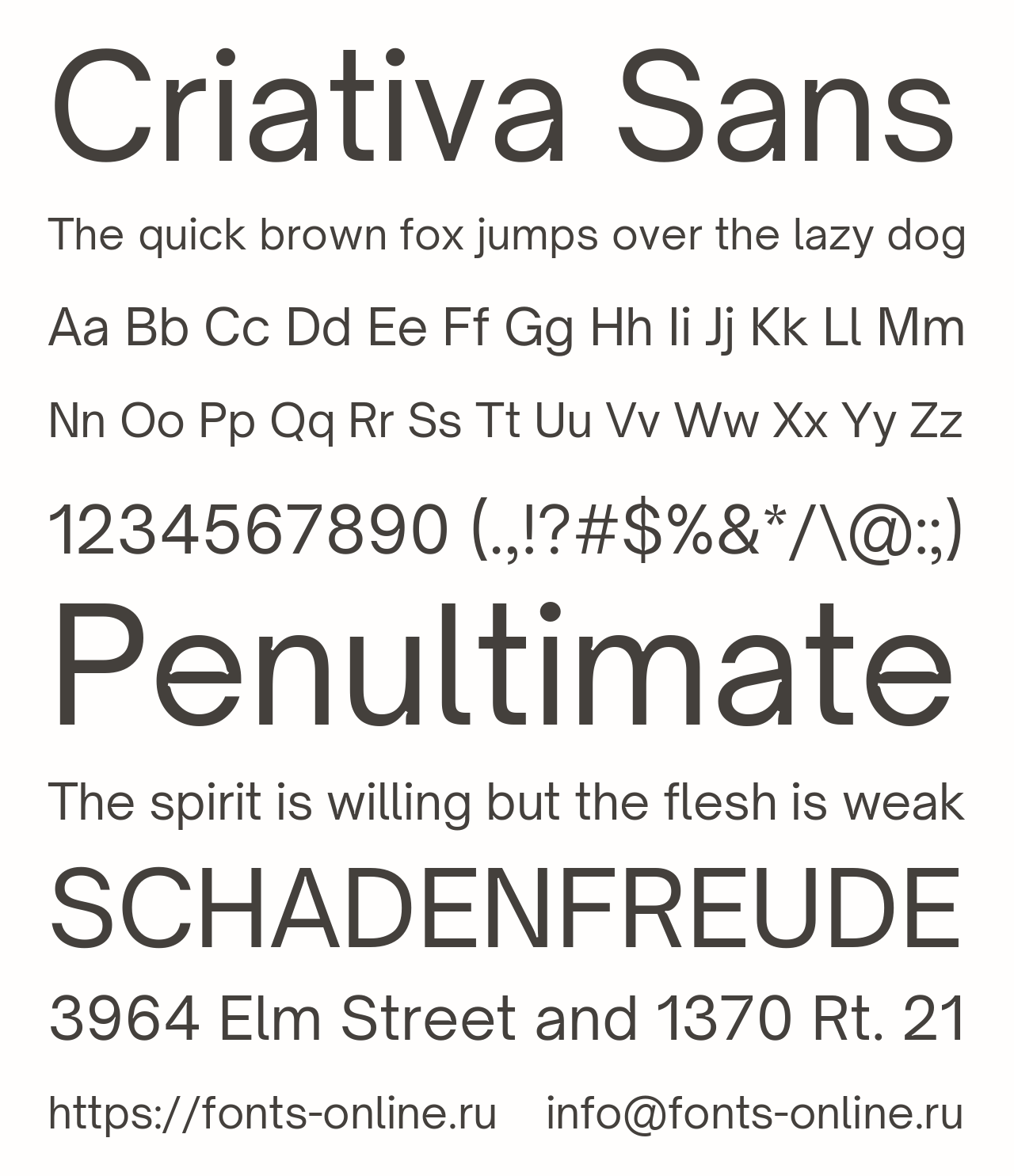 Criativa Sans Free Font Download